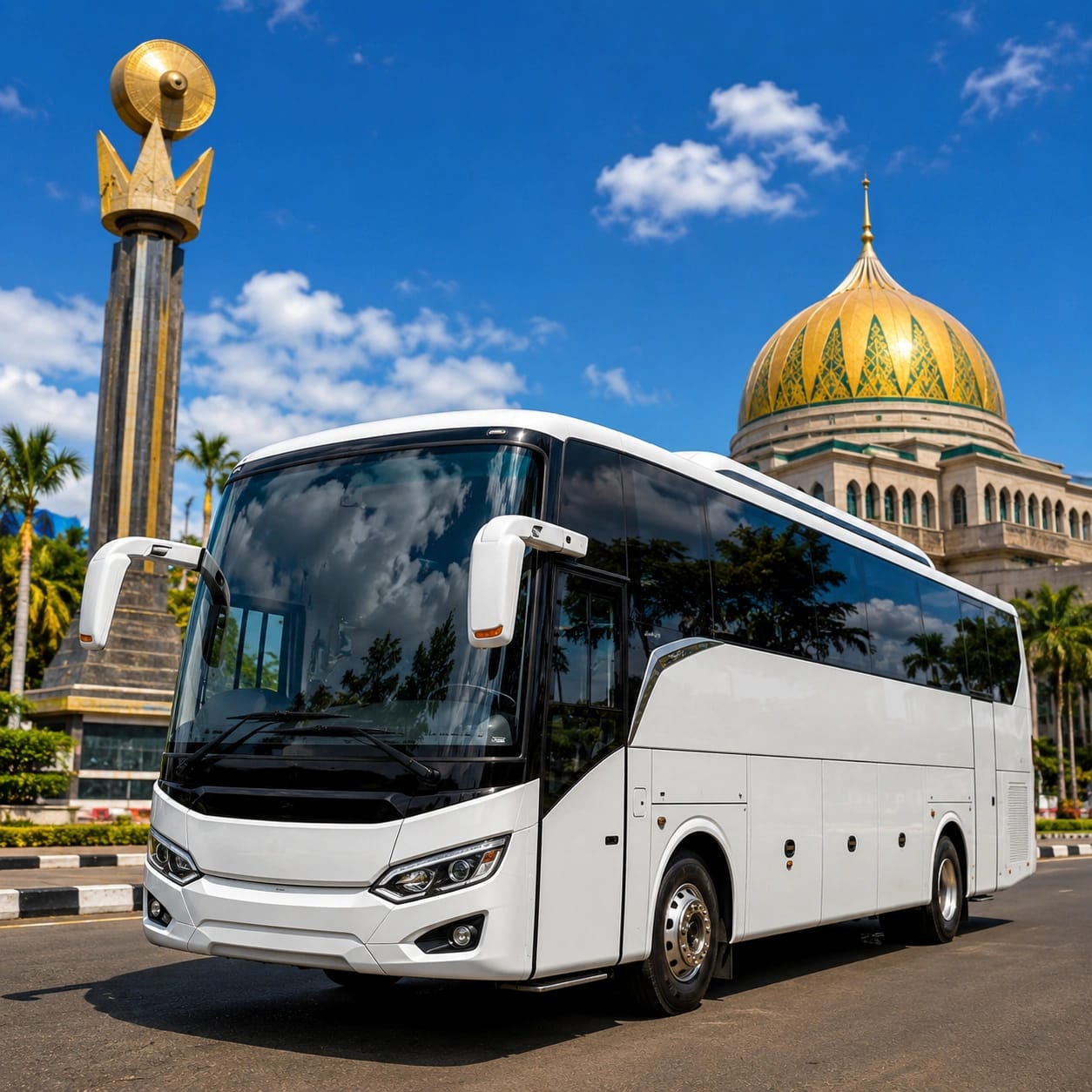 Bus Pariwisata Bandar Lampung