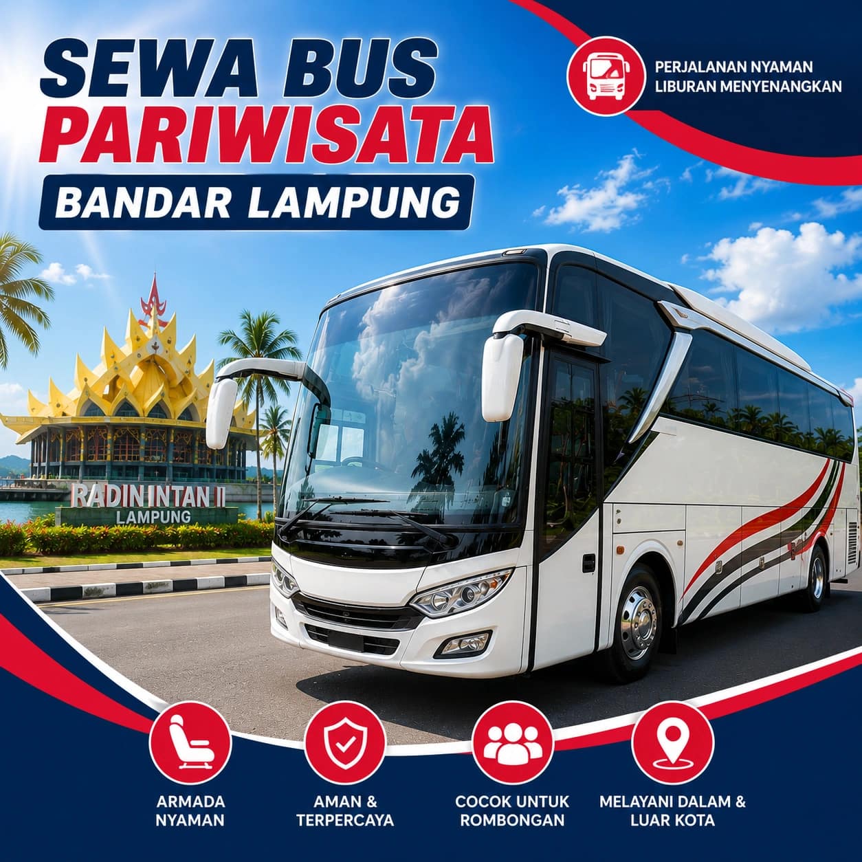 Sewa Bus Bandar Lampung ke Subang Sewa Bus Pariwisata Bandar Lampung