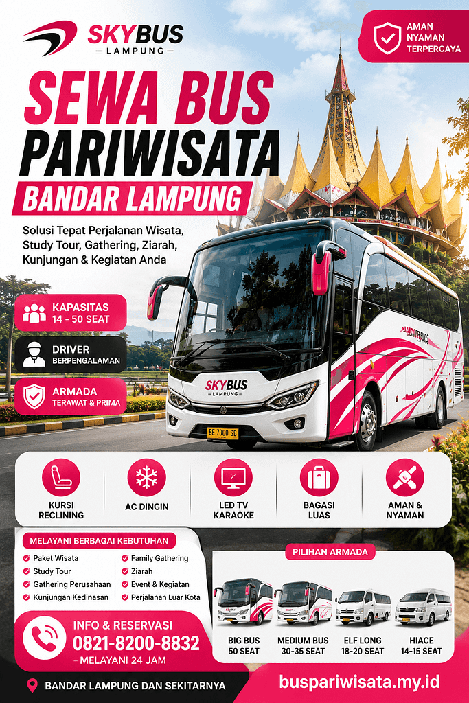 Tips Memilih Bus Pariwisata Bandar Lampung Sewa Bus Pariwisata Bandar Lampung Terbaru 683x1024