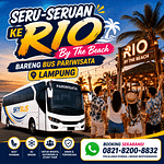 Seru-Seruan Ke Rio By The Beach Bareng Bus Pariwisata Lampung
