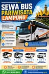 Sewa bus pariwisata Lampung terpercaya