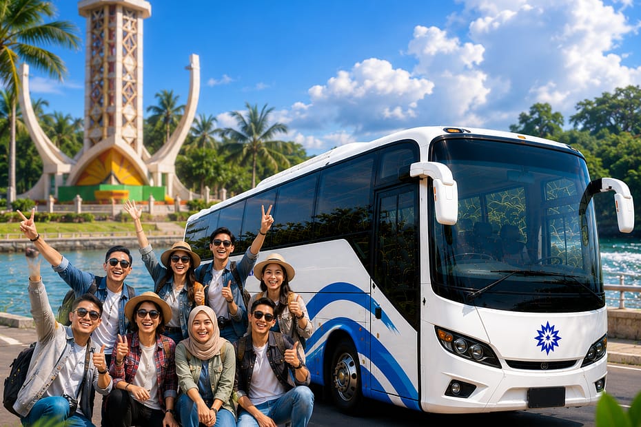 Sewa Bus Pariwisata Mesuji Lampung Untuk Perjalanan Wisata Bersama