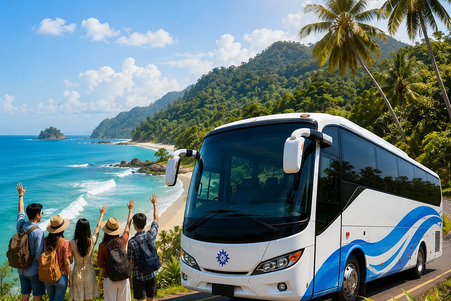 Sewa Bus Pariwisata Pesisir Barat Lampung Untuk Liburan Bersama