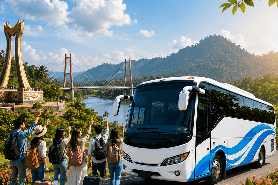 Sewa Bus Pariwisata Tulang Bawang Barat Untuk Perjalanan Rombongan Nyaman