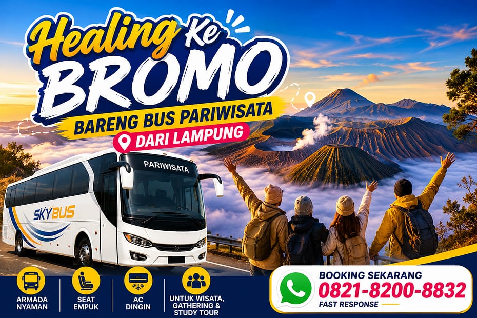 Sewa Bus lampung ke bromo